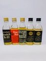 5 X WHISKY MINIATURES 