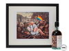 MACALLAN 33 YEAR OLD 1990 - THE WORLD IS ON FIRE SERIES NO.2 - BURNOBENNIE X PETER HOWSON WITH SIGNED PRINT