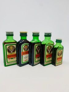 5 X  JAGERMEISTER MINIATURES