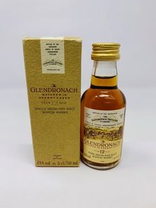 GLENDRONACH SHERRY CASK 12 YEAR OLD MINIATURE