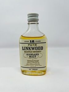 LINKWOOD OVER 12 YEAR OLD WHISKY MINIATURE