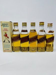 JOHNNIE WALKER RED LABEL MINIATURES