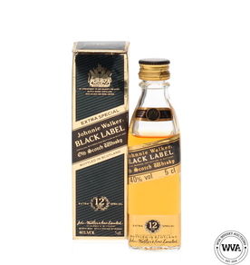 JOHNNIE WALKER BLACK LABEL MINIATURE