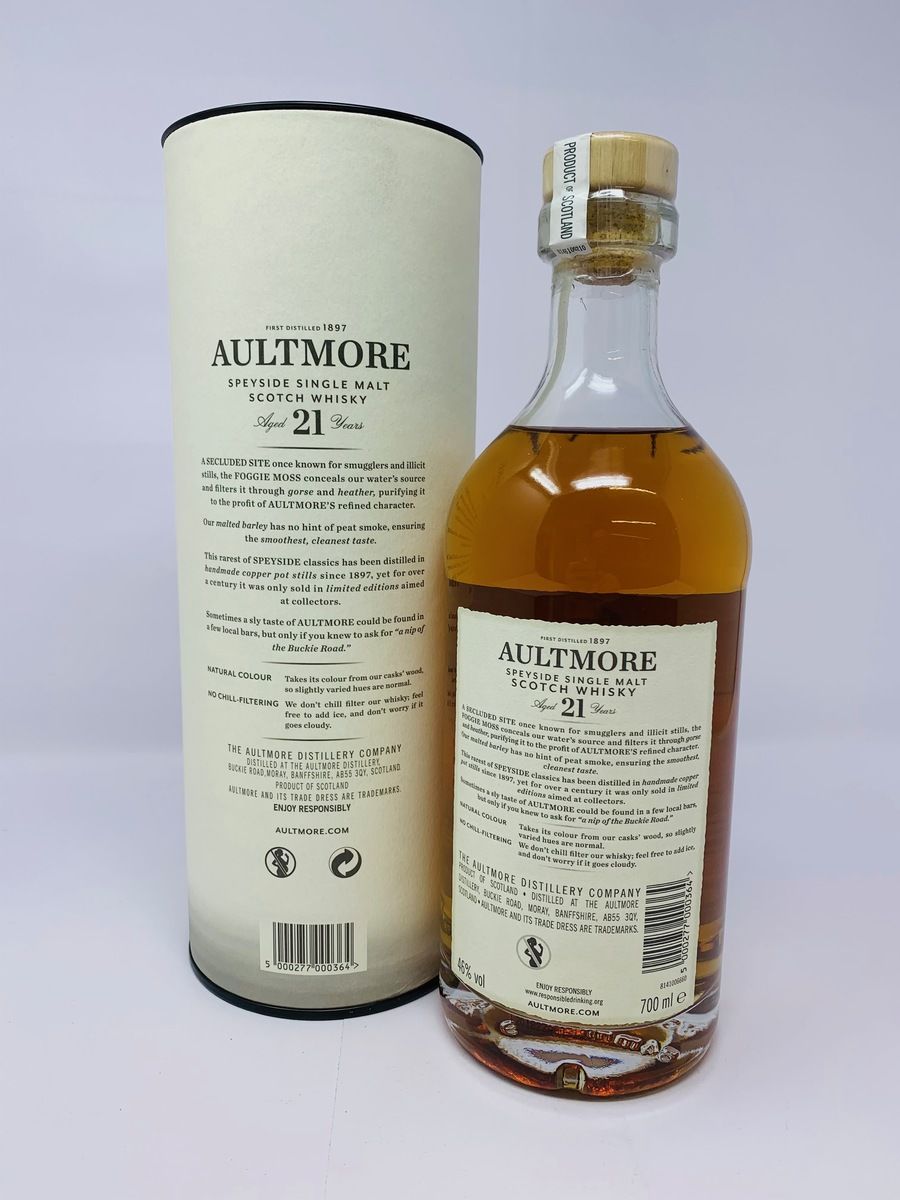 AULTMORE 21 YEAR OLD