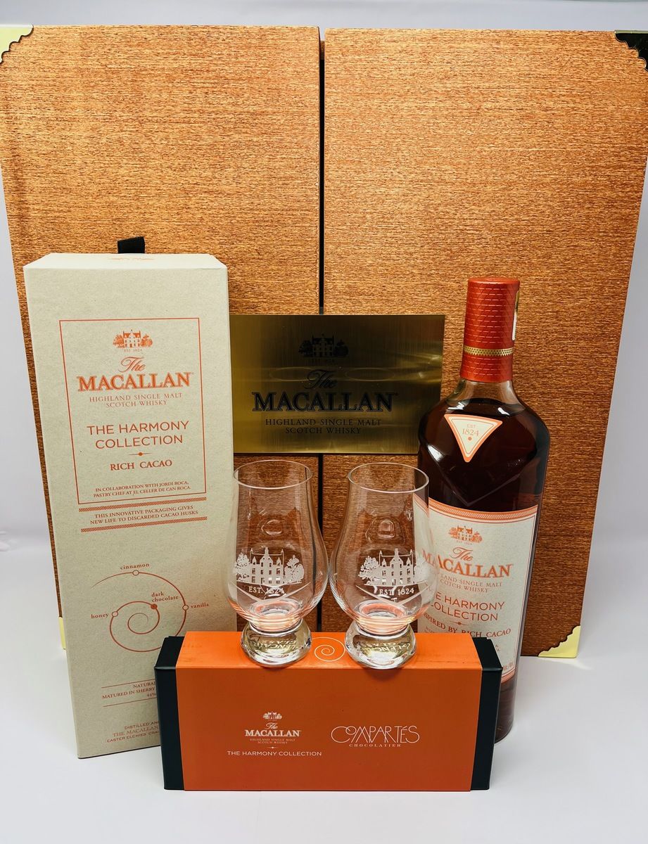 MACALLAN - RICH CACAO X COMPARTES CHOCOLATE PAIRING KIT - THE HARMONY COLLECTION 75CL