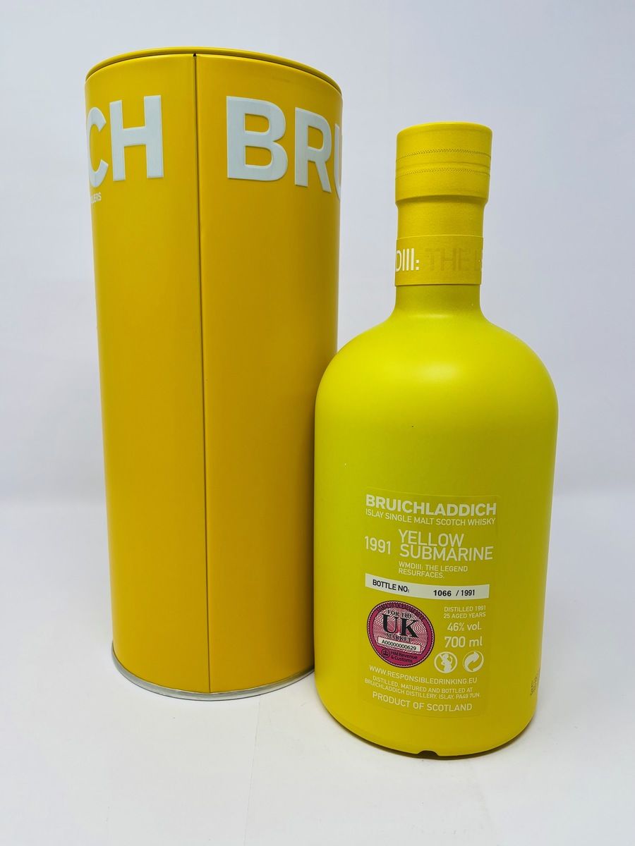 BRUICHLADDICH YELLOW SUBMARINE WMD III 25 YEAR OLD