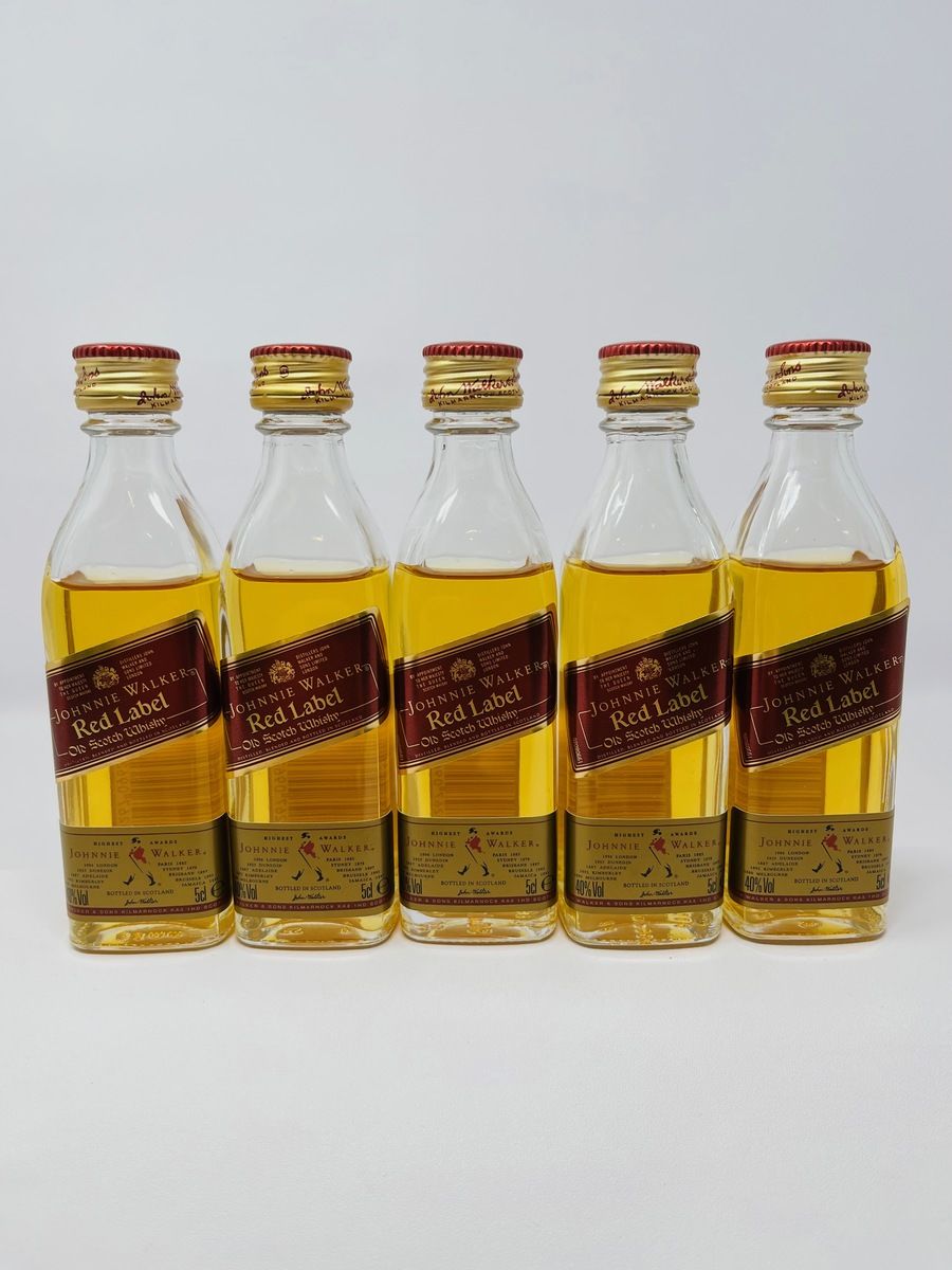 JOHNNIE WALKER RED LABEL MINIATURES