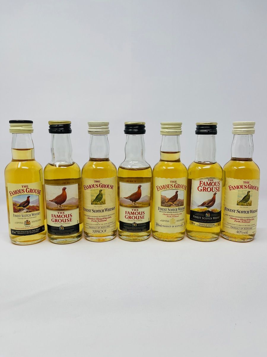 FAMOUS GROUSE WHISKY MINIATURES