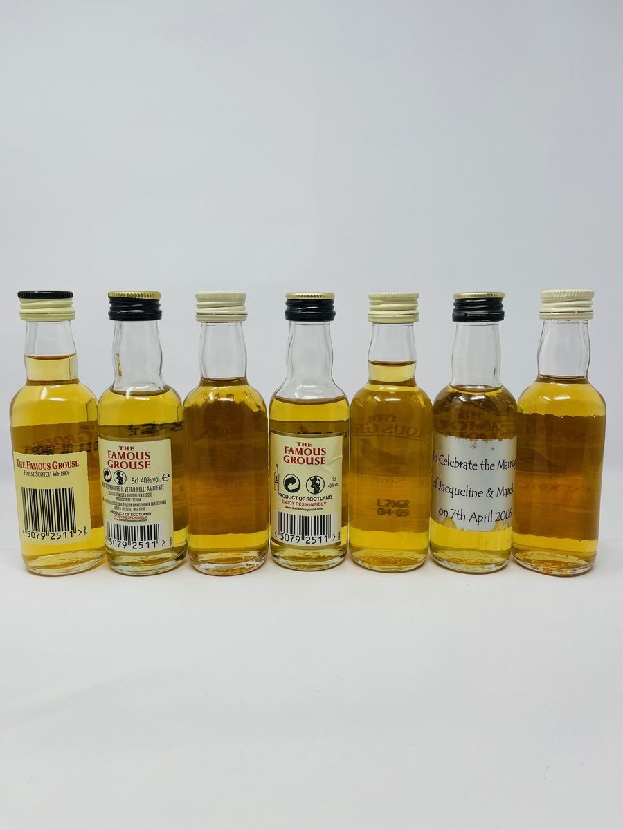 FAMOUS GROUSE WHISKY MINIATURES