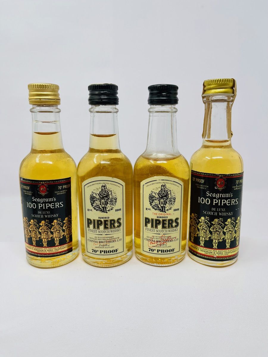 PIPERS SCOTCH WHISKY MINIATURES