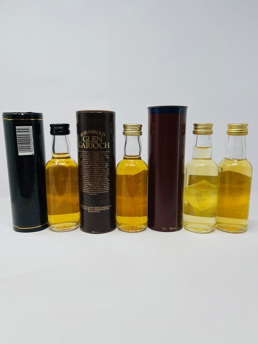 4 X WHISKY MINIATURES 