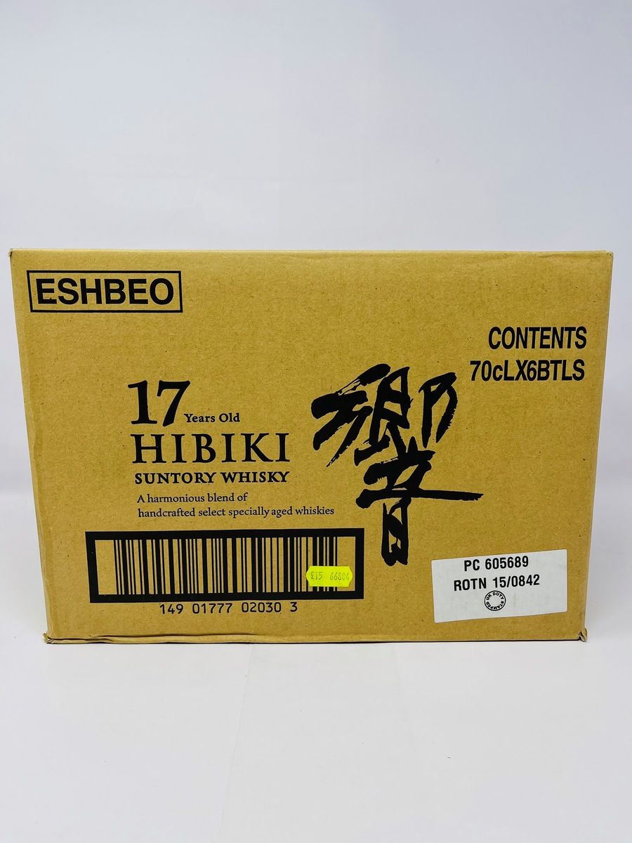 HIBIKI 17 YEAR OLD - FULL CASE 6 X 70CL