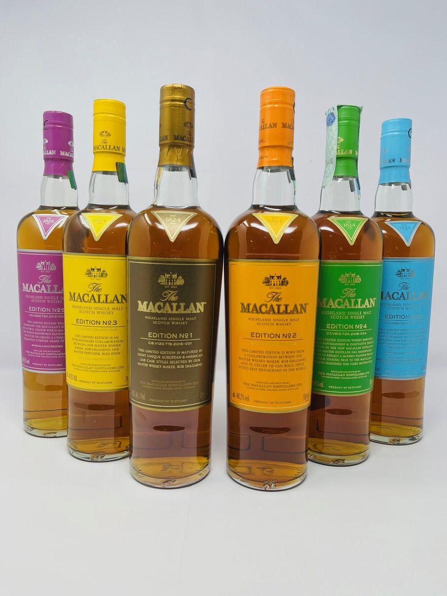 MACALLAN EDITIONS SET - 1 - 6 