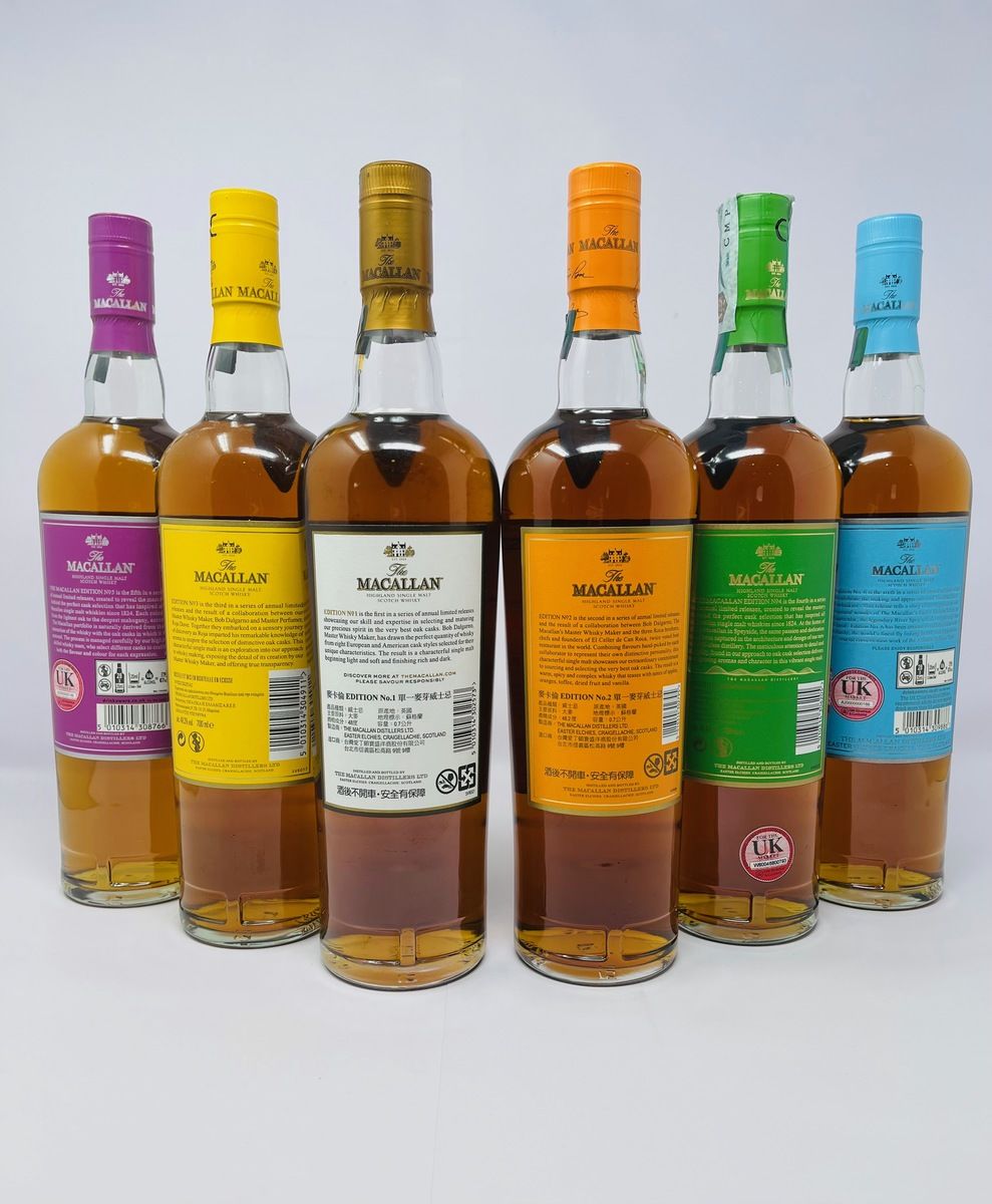 MACALLAN EDITIONS SET - 1 - 6 