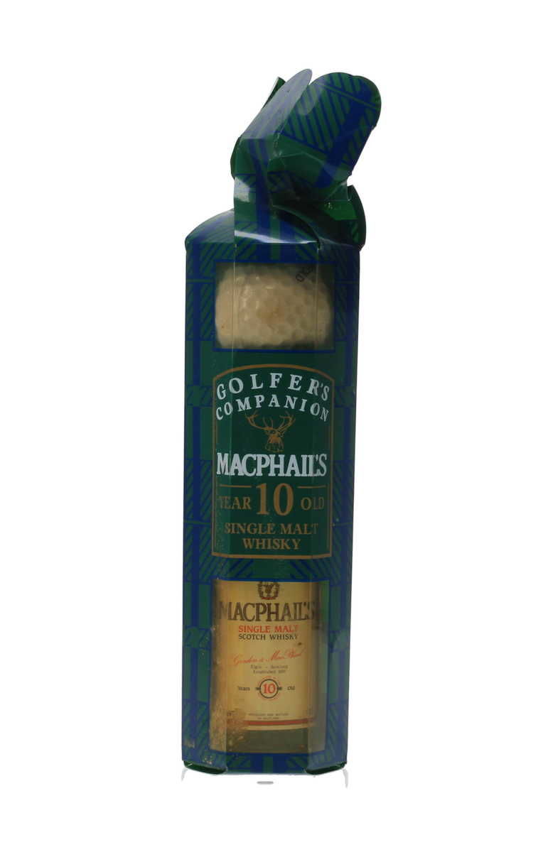 MACPHAILS 10 YEAR OLD GOLFERS COMPANION MINIATURE PACK 