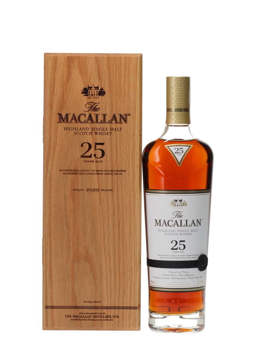 MACALLAN 25 YEAR OLD SHERRY OAK 2020 RELEASE