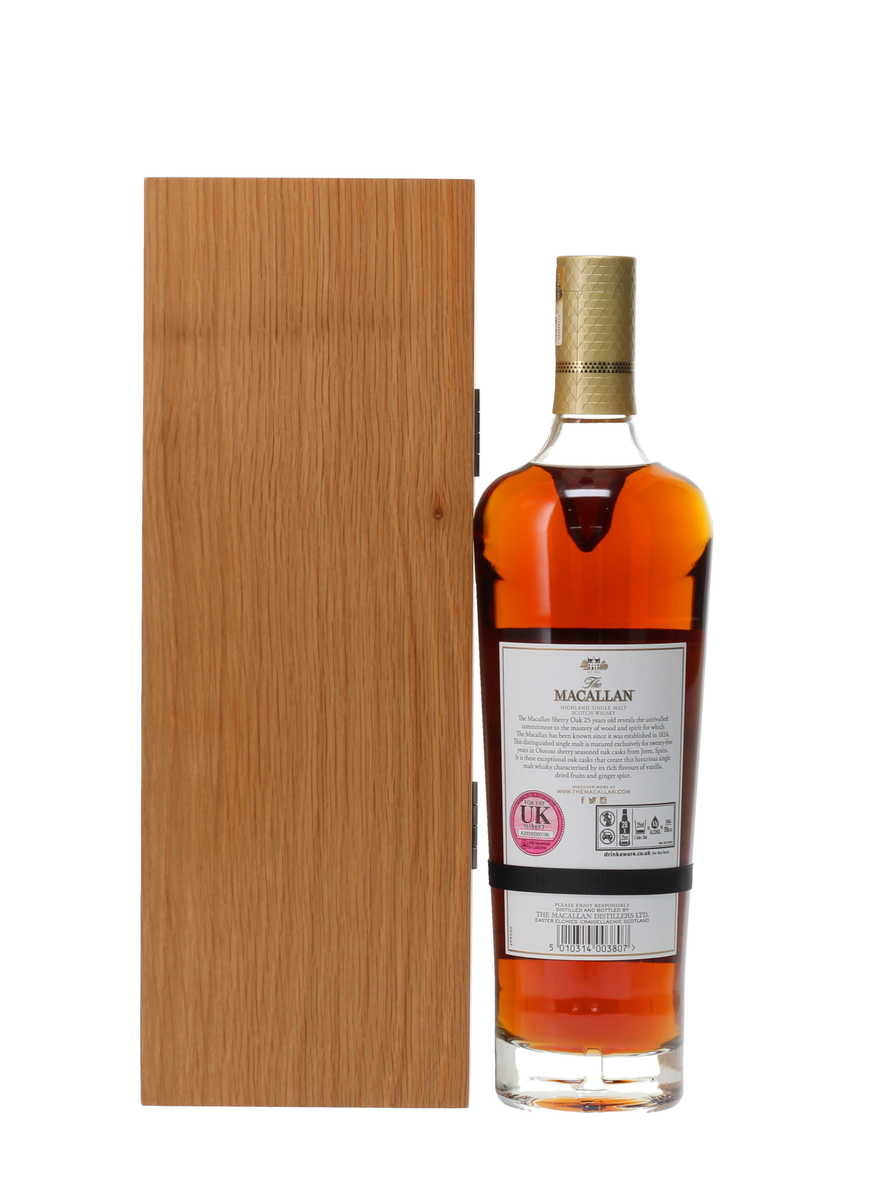 MACALLAN 25 YEAR OLD SHERRY OAK 2020 RELEASE