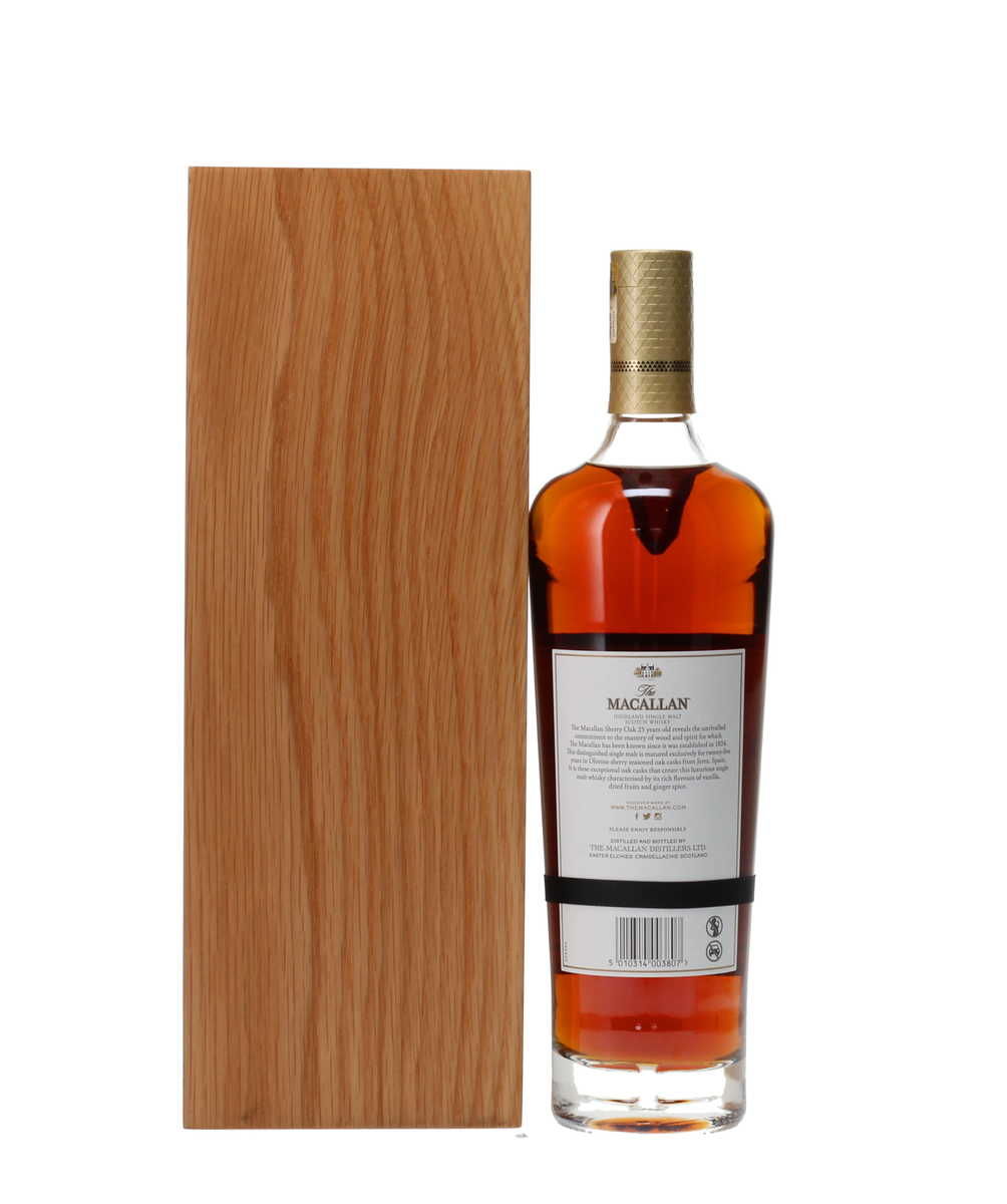 MACALLAN 25 YEAR OLD SHERRY OAK 2020 RELEASE