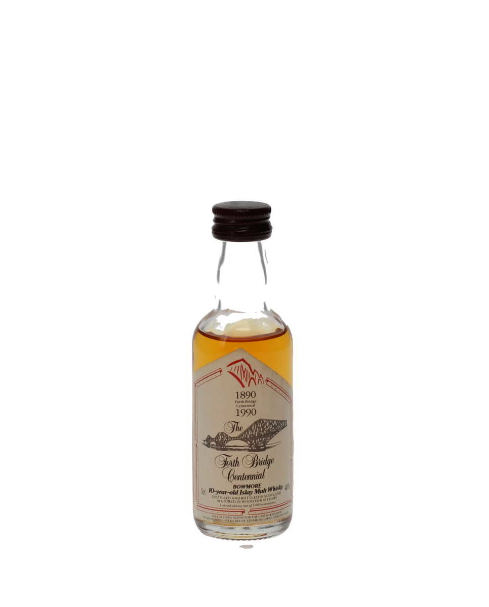 BOWMORE 10 YEAR OLD FORTH ROAD BRIDGE CENTENNIAL MINIATURE