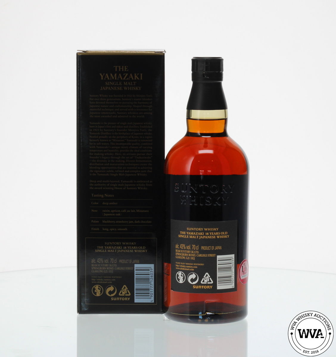 Auction Lot on WVA Whisky Auctions