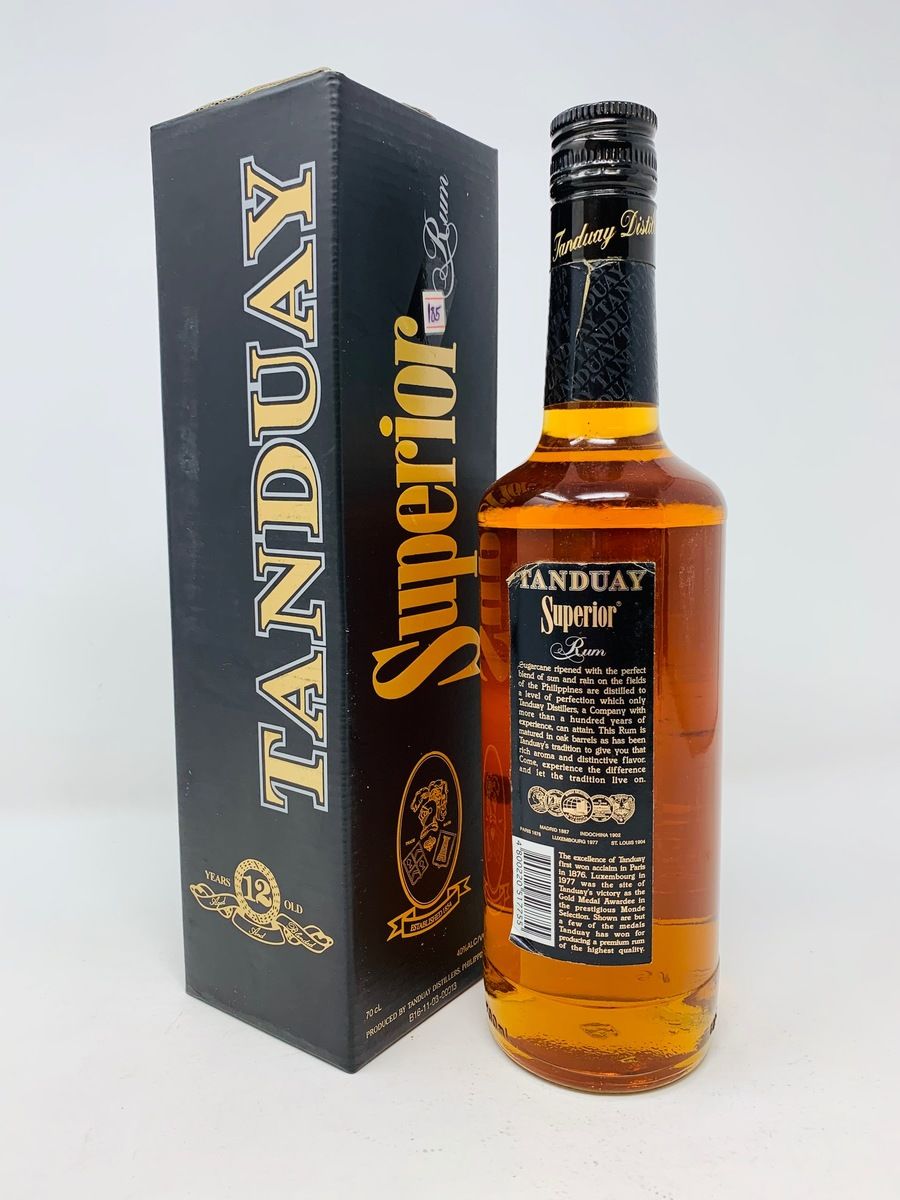 TANDUAY SUPERIOR 12 YEAR OLD RUM 75CL