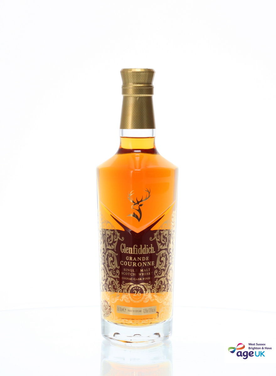 Glenfiddich 26Yr Grande Couronne Cognac Cask Finish Single Malt Scotch  Whisky