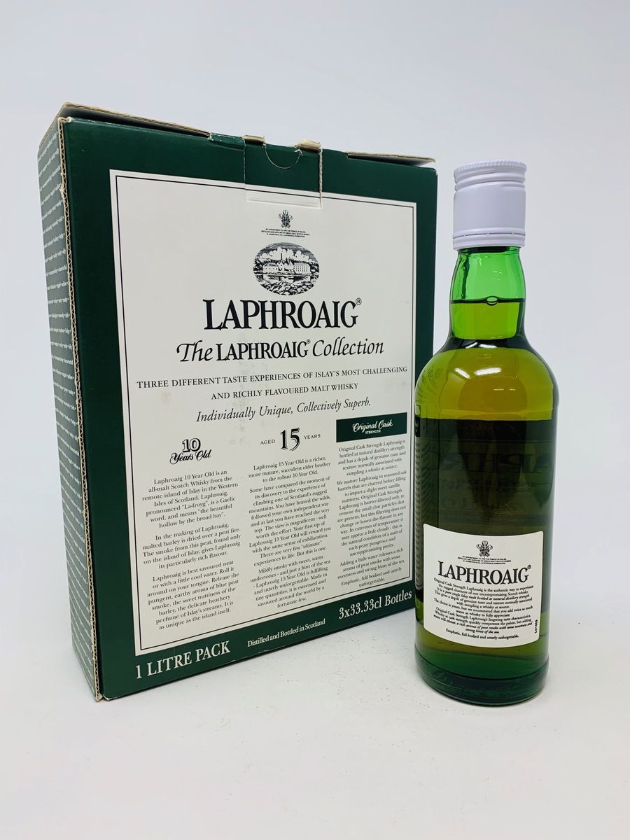 LAPHROAIG 10 YEAR OLD CASK STRENGTH 1990'S 33.3CL