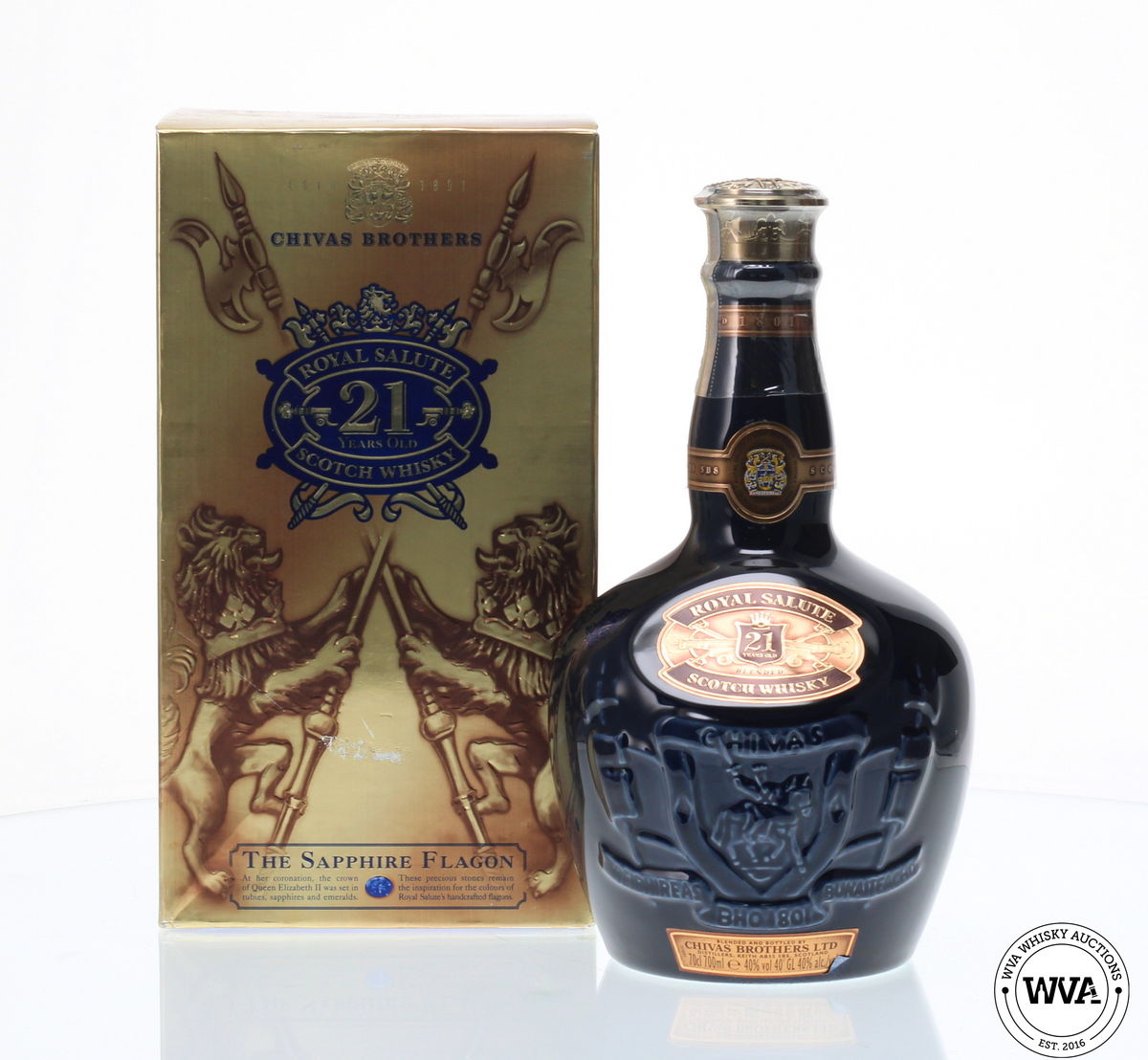 Chivas Royal Salute 21 Year Old Sapphire Flagon 70cl