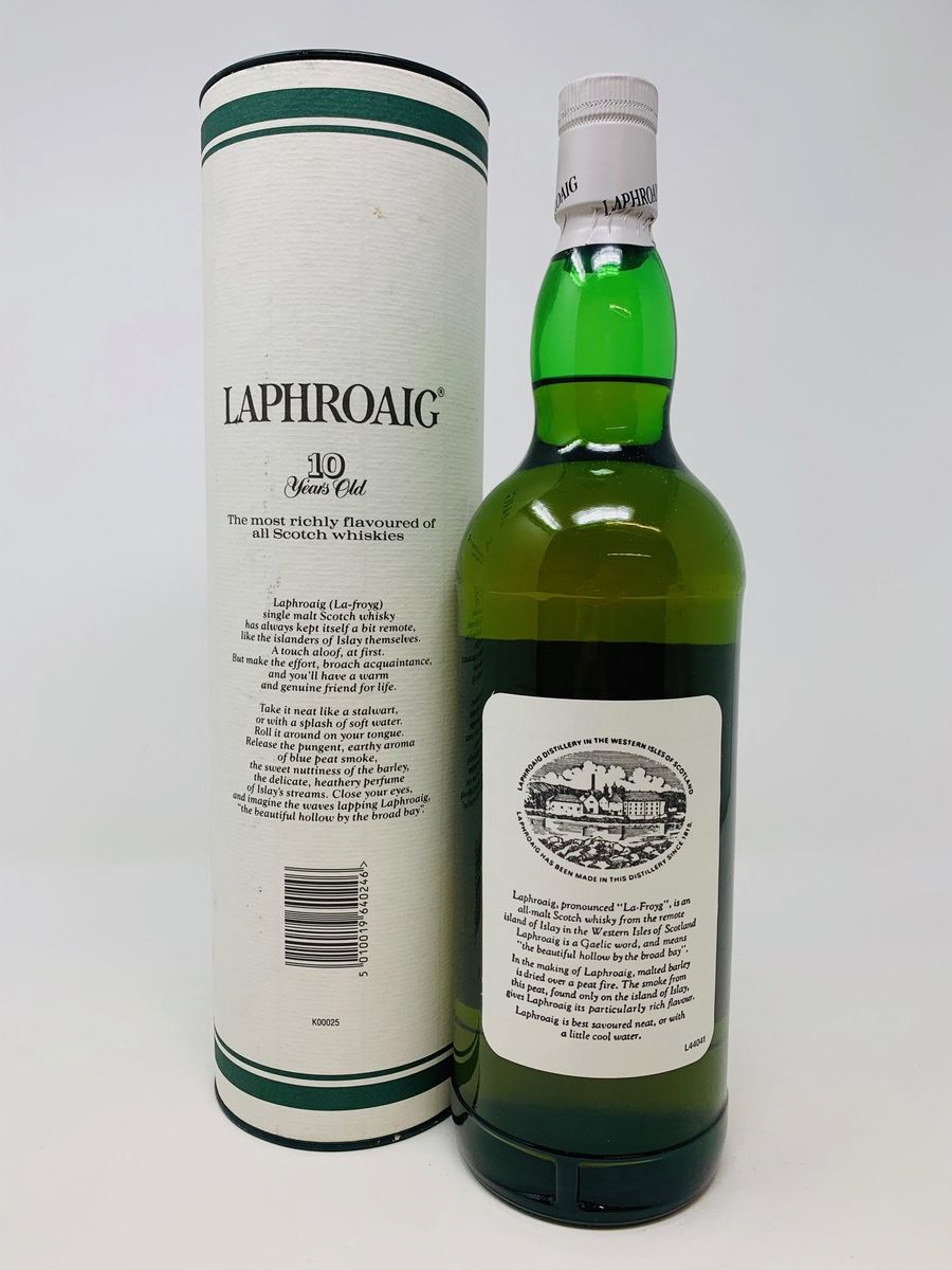 LAPHROAIG 10 YEAR OLD PRE ROYAL WARRANT 1 LITRE