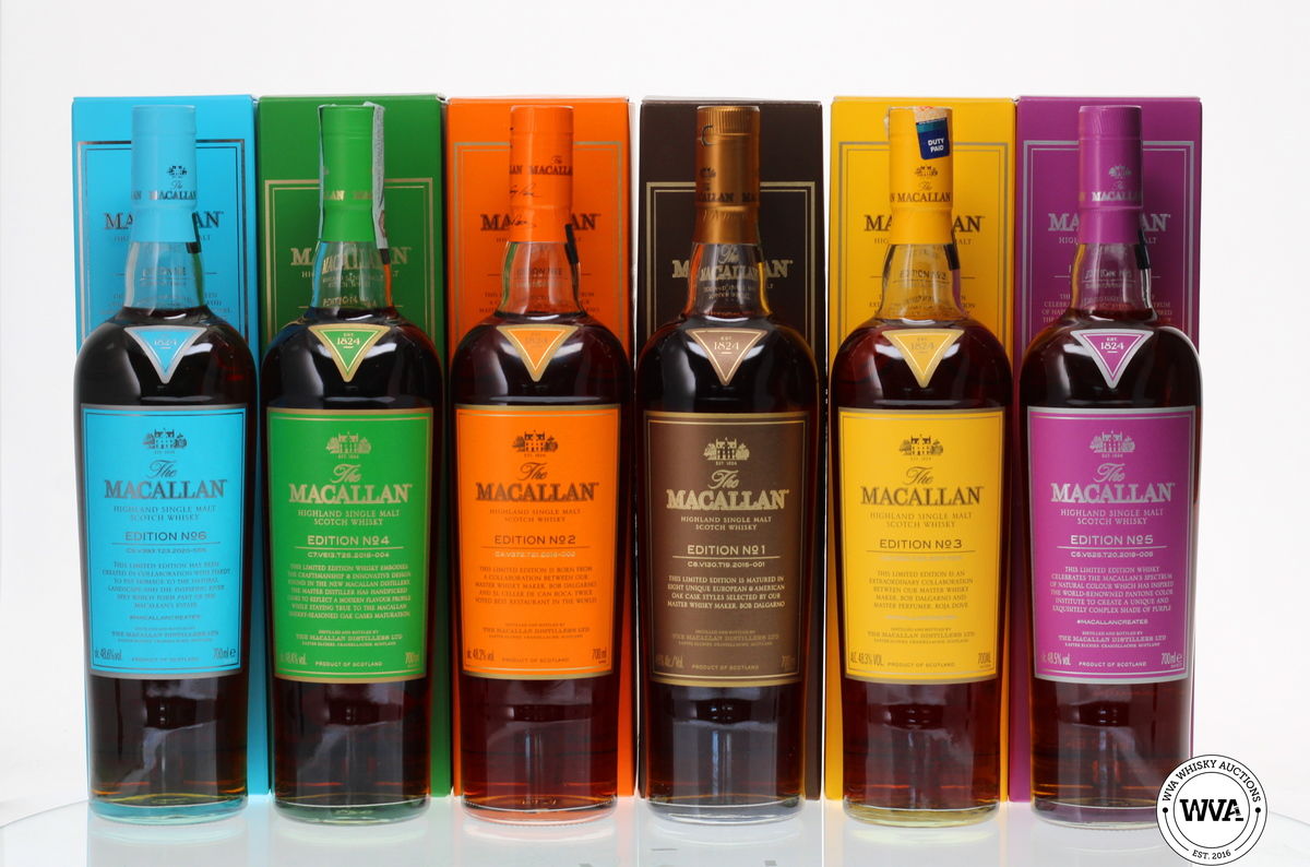 MACALLAN EDITIONS SET (1-6) 