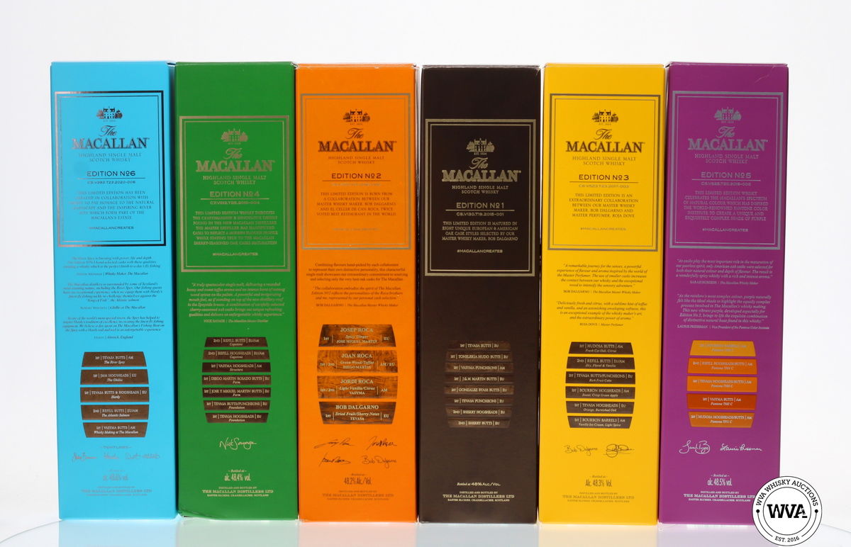 MACALLAN EDITIONS SET (1-6) 