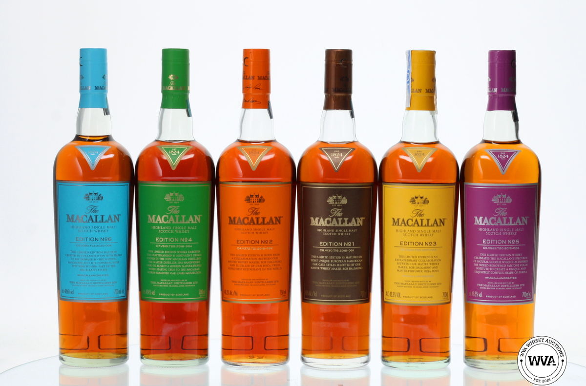 MACALLAN EDITIONS SET (1-6) 