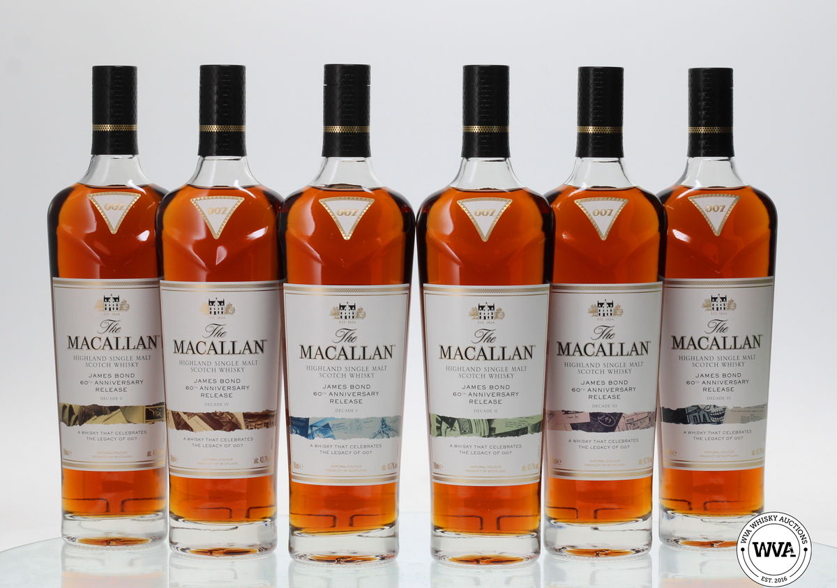 MACALLAN JAMES BOND 60TH ANNIVERSARY - DECADES I - VI