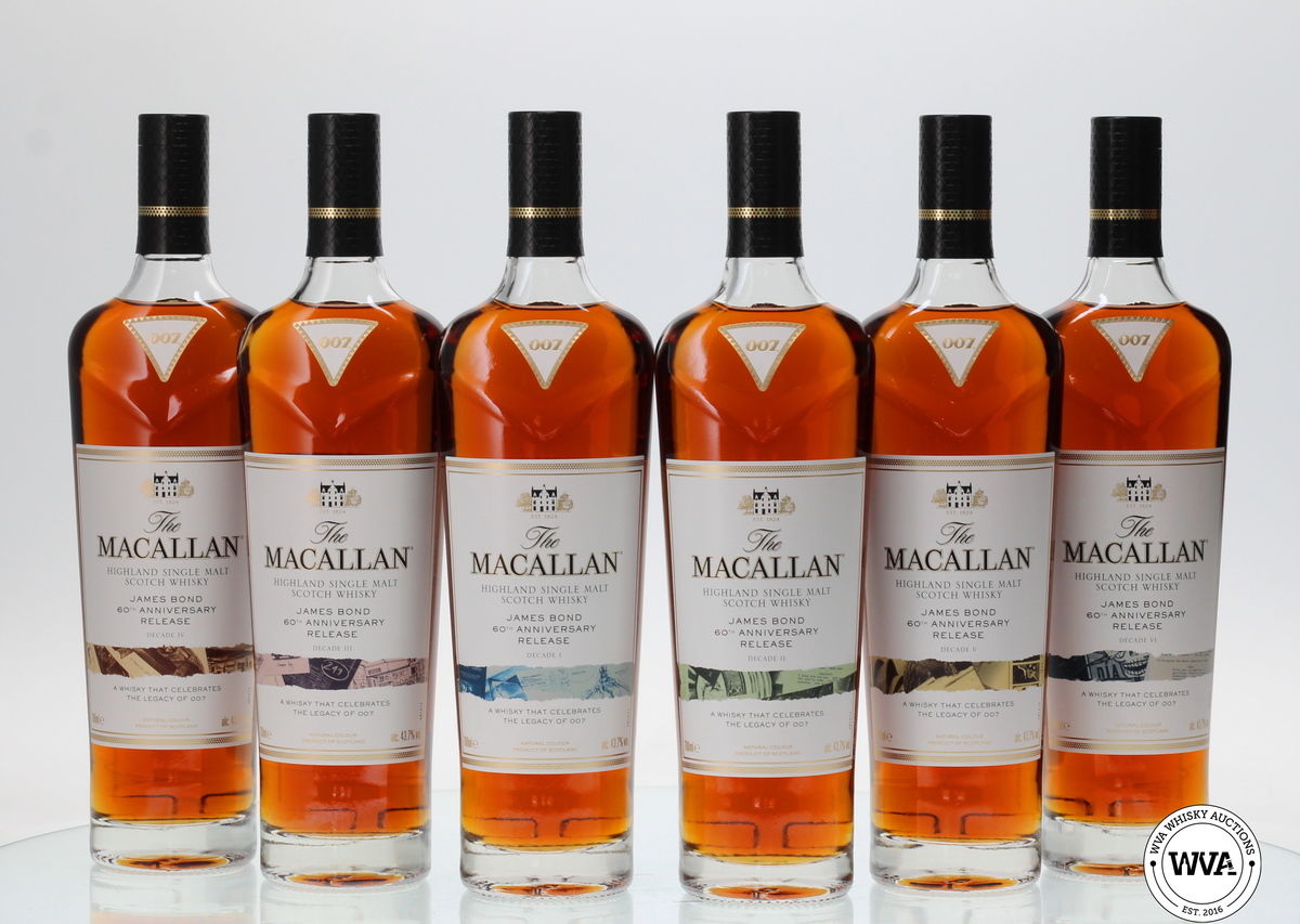 MACALLAN JAMES BOND 60TH ANNIVERSARY - DECADES I - VI