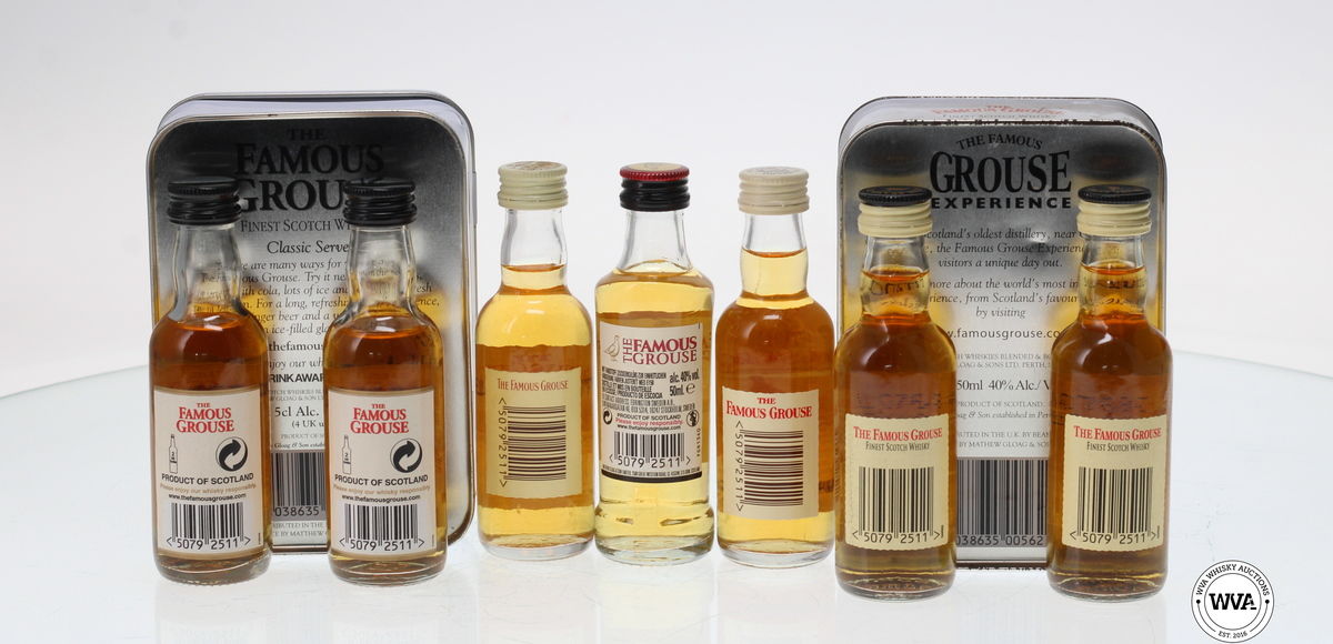 FAMOUS GROUSE WHISKY MINIATURES