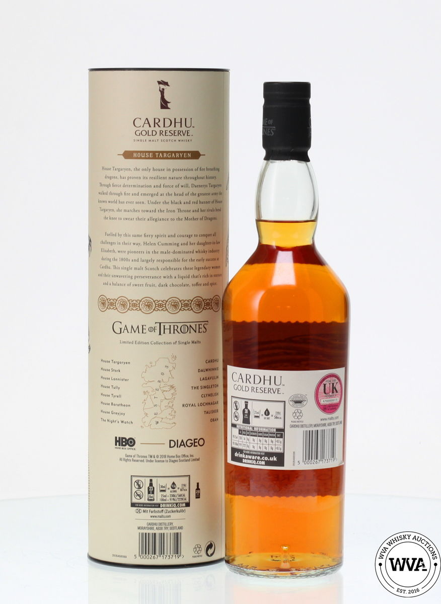 Whisky Cardhu Gold Reserve