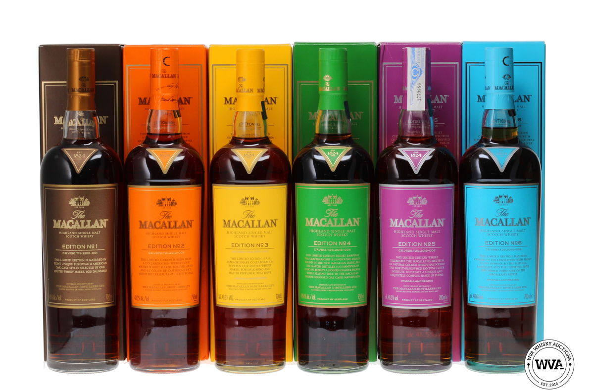 MACALLAN EDITIONS SET (1-6) 