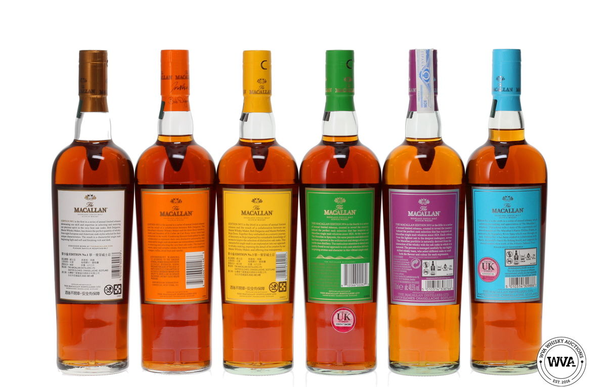 MACALLAN EDITIONS SET (1-6) 