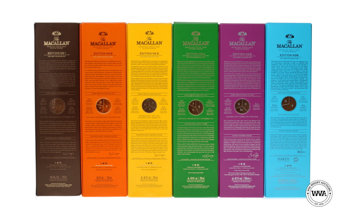 MACALLAN EDITIONS SET (1-6) 