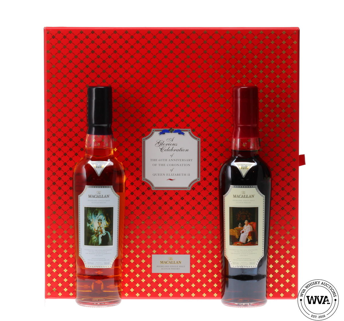 MACALLAN 60TH ANNIVERSARY OF THE CORONATION 2 X 35CL