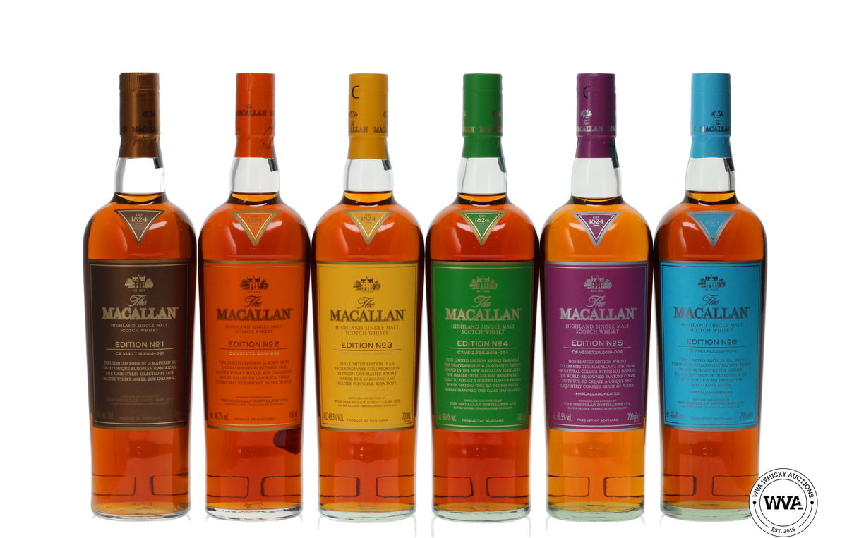 MACALLAN EDITIONS SET (1-6) 