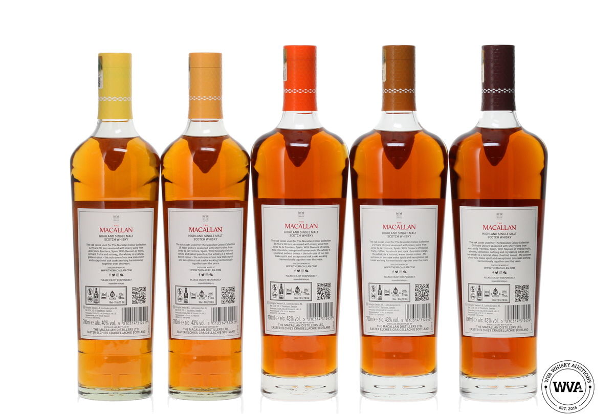 MACALLAN COLOUR COLLECTION (12-15-18-21-30)