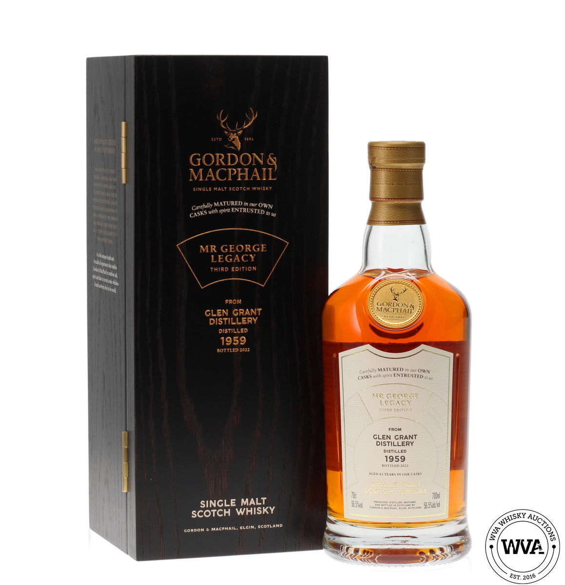 GLEN GRANT 63 YEAR OLD 1959 - MR GEORGE LEGACY THIRD EDITION