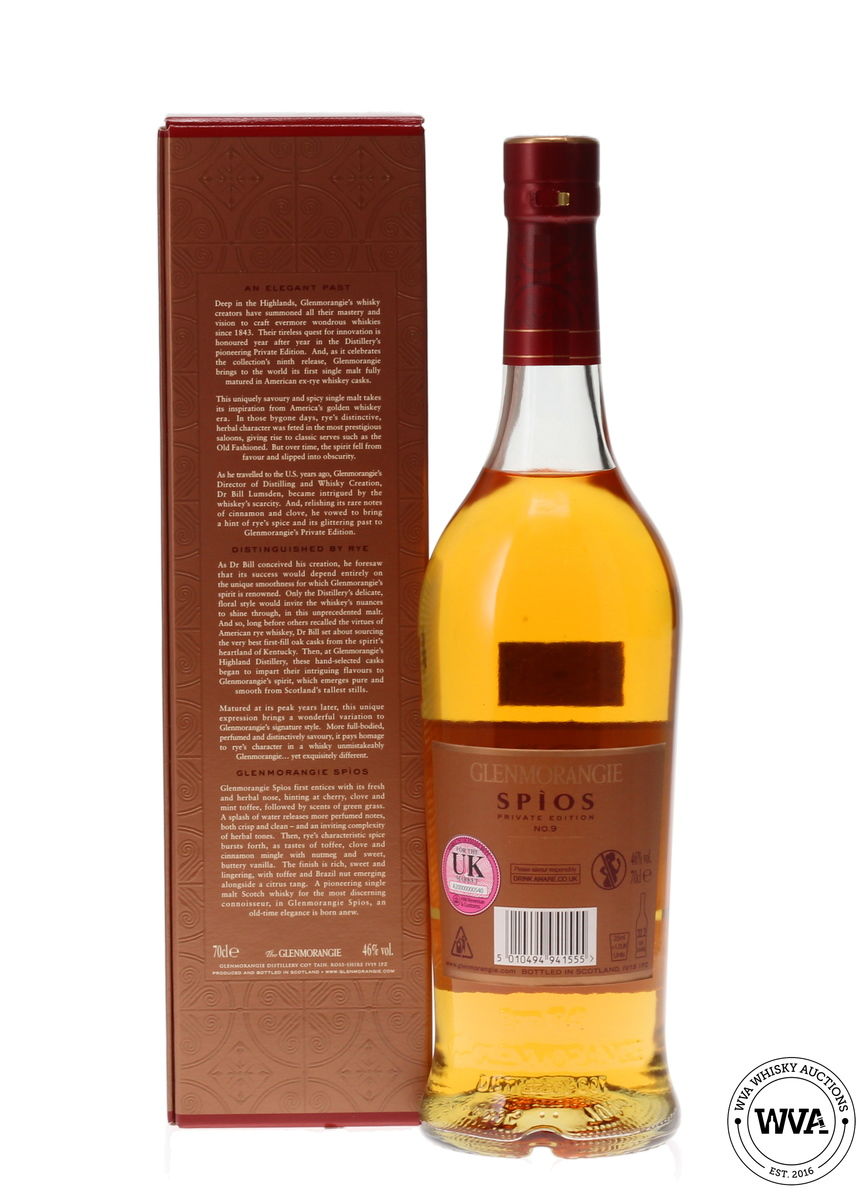 GLENMORANGIE SPIOS PRIVATE EDITION NO.9