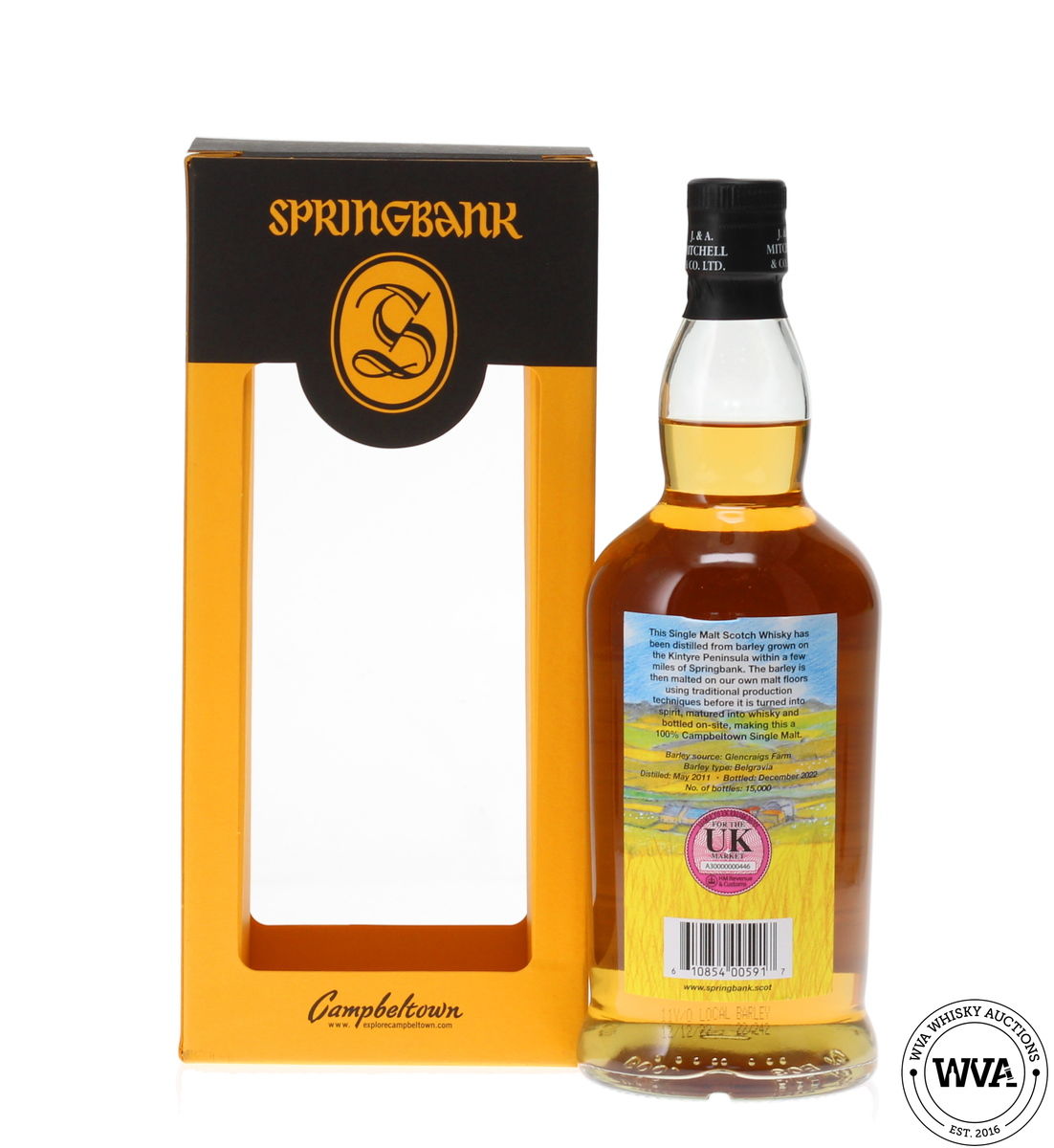 SPRINGBANK 11 YEAR OLD LOCAL BARLEY (2023)