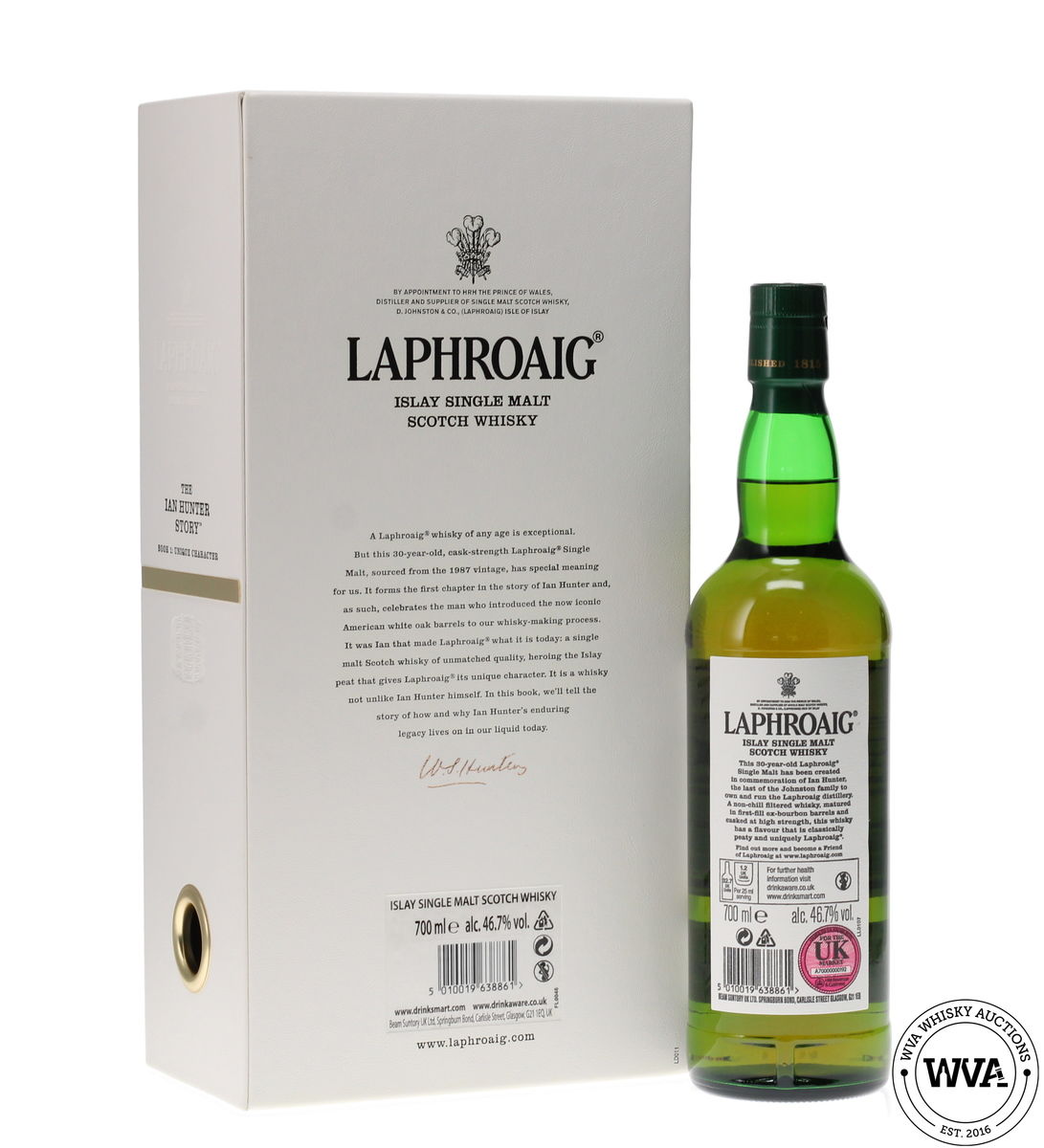 LAPHROAIG 30 YEAR OLD - THE IAN HUNTER STORY BOOK 1 - UNIQUE CHRACTER