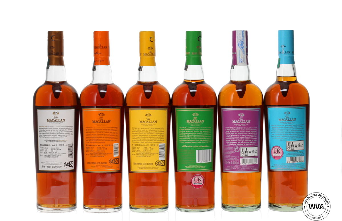 MACALLAN EDITIONS SET (1-6) 