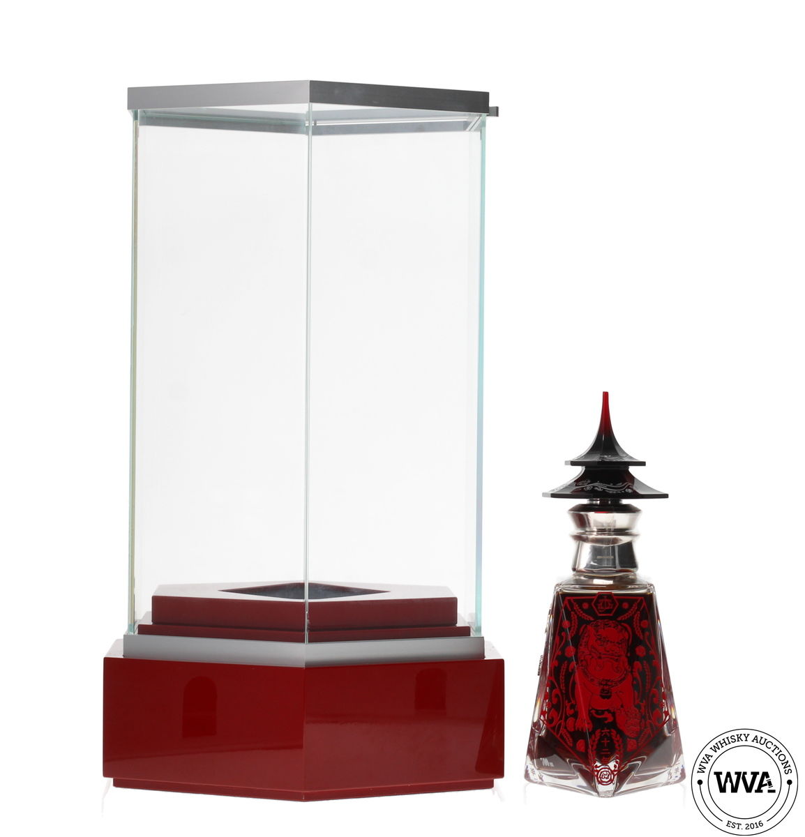 GLENFARCLAS 62 YEAR OLD 1954 #445 - PAGODA RUBY RESERVE (SILVER EDITION)