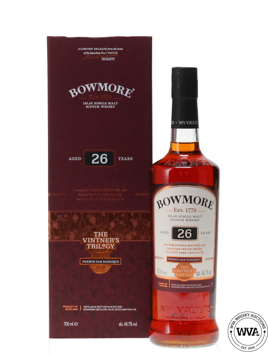 BOWMORE 26 YEAR OLD VINTNERS TRILOGY FRENCH OAK BARRIQUE