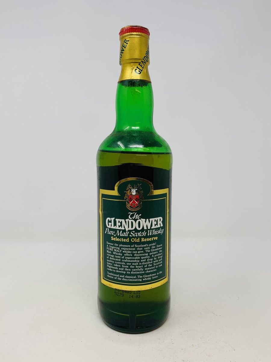 THE GLENDOWER 8 YEAR OLD PURE MALT SCOTCH WHISKY